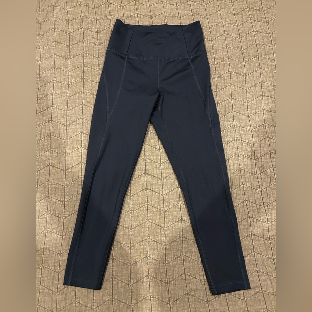 Girlfriend Collective Navy Compressive High-Rise Legging
